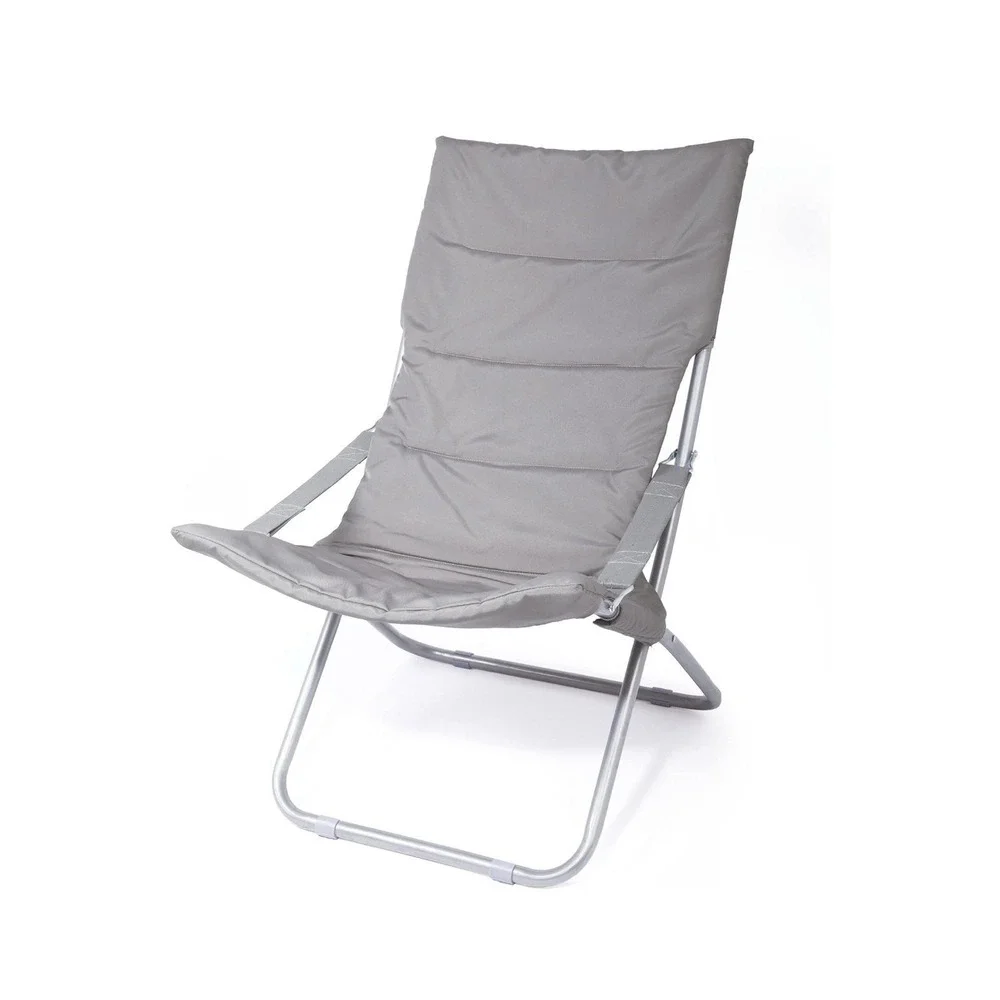 Outdoor Folding Chaise Lounge Chair for Beach Sunbathing Patio Pool Lawn Deck